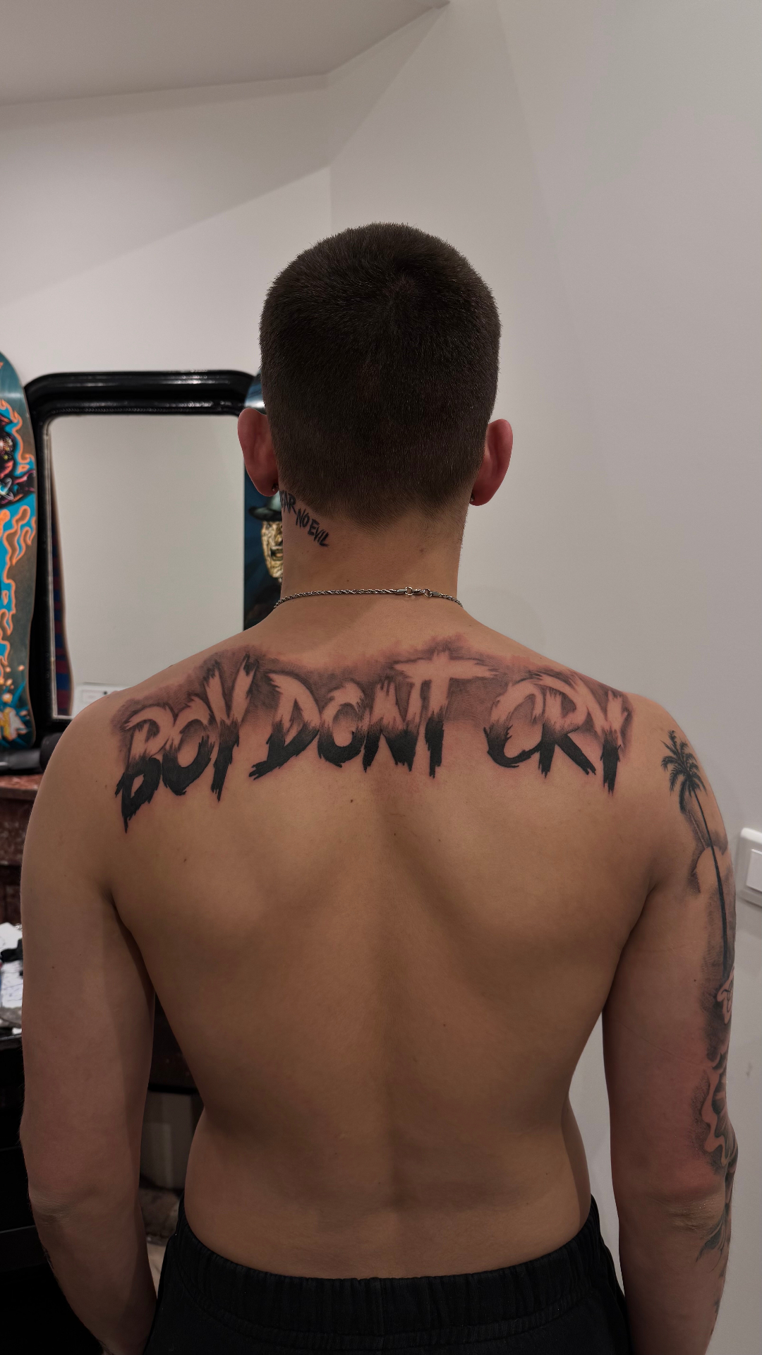 Lettering dos — Boy Don't Cry